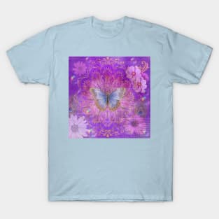 Butterfly Bubble Dream Purple Mist T-Shirt